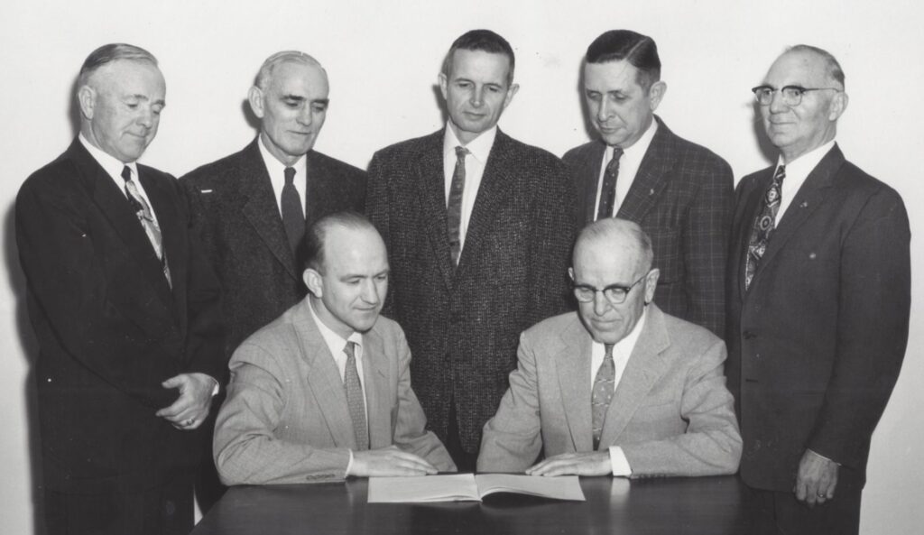 Albany General Hospital board members, 1957.