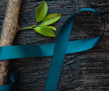 Sexual assault awareness ribbon.