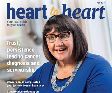 Front cover of the Fall 2019 Spring issue of Heart to Heart magazine.