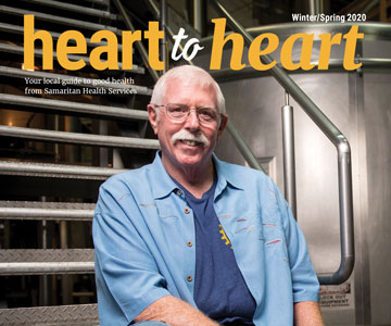 Front cover of the 2020 Winter/Spring issue of Heart to Heart magazine.