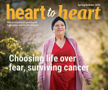 Front cover of the 2023 Spring issue of Heart to Heart magazine.