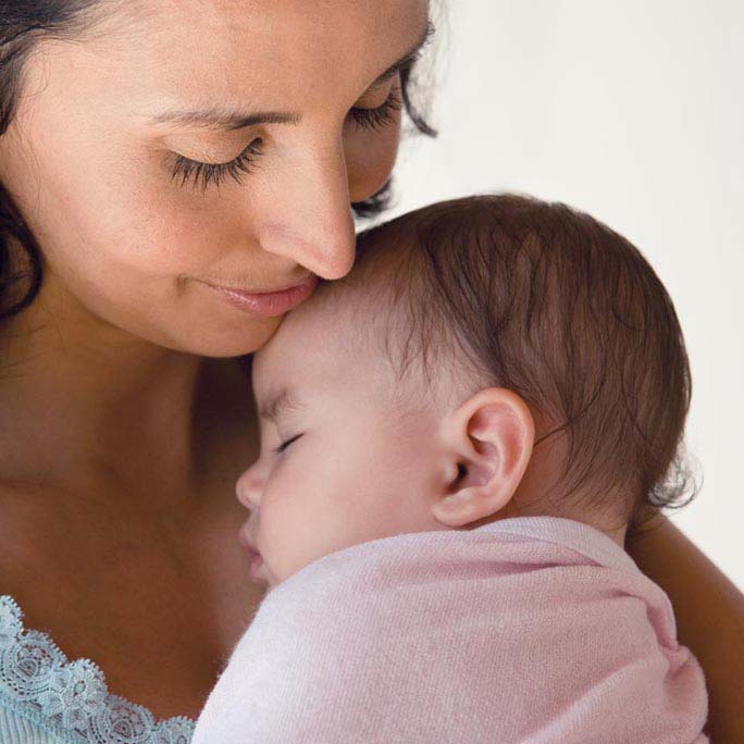 mom with baby
