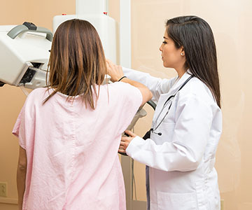 mammogram patient and provider