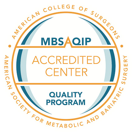 American Society for Metabolic & Bariatric Surgery Accreditation Center seal.