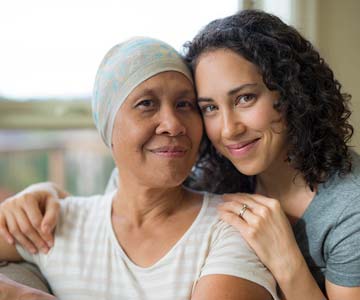 cancer survivor mom with daughter