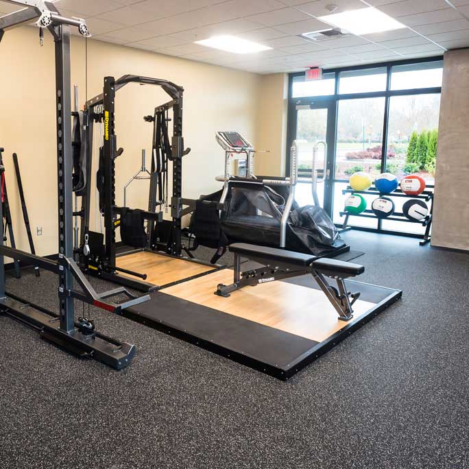 Physical therapy equipment at Samaritan Athletic Medicine