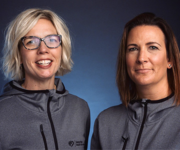 Stroke coordinators, Sarah Vincent and Carrie Manley, share tips