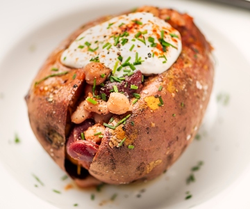 Loaded sweet potato