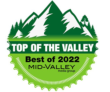 Top of the Valley Award 2022.