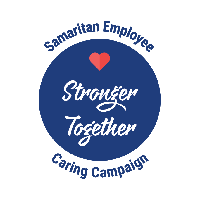 Samaritan Employee Caring Campaign emblem/graphic.