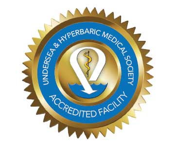 Wound care accreditation logo.